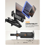 JOYROOM JR-ZS433 Car Headrest Mount Tablet Holder PC + Aluminum Alloy Dual Axis Extendable Stand