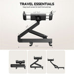 JOYROOM JR-ZS433 Car Headrest Mount Tablet Holder PC + Aluminum Alloy Dual Axis Extendable Stand