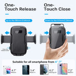 ML209 2 in 1 Car Phone Holder Mount Powerful Suction Phone Mount for Car Dashboard Windshield
