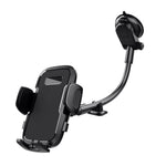ML219 Car Suction Cup Phone Mount with Gooseneck Long Arm Mobile Holders for Dashboard, Windshield