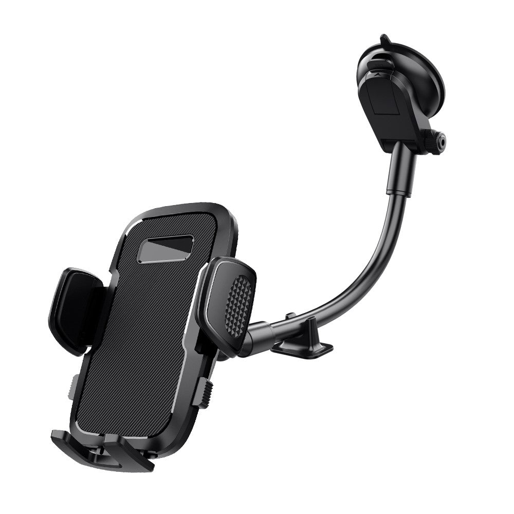 ML219 Car Suction Cup Phone Mount with Gooseneck Long Arm Mobile Holders for Dashboard, Windshield