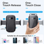 ML219 Car Suction Cup Phone Mount with Gooseneck Long Arm Mobile Holders for Dashboard, Windshield