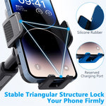 ML236 Car Phone Holder 360 Degree Rotation Extendable Suction Cup Mobile Mount for Windshield Dashboard
