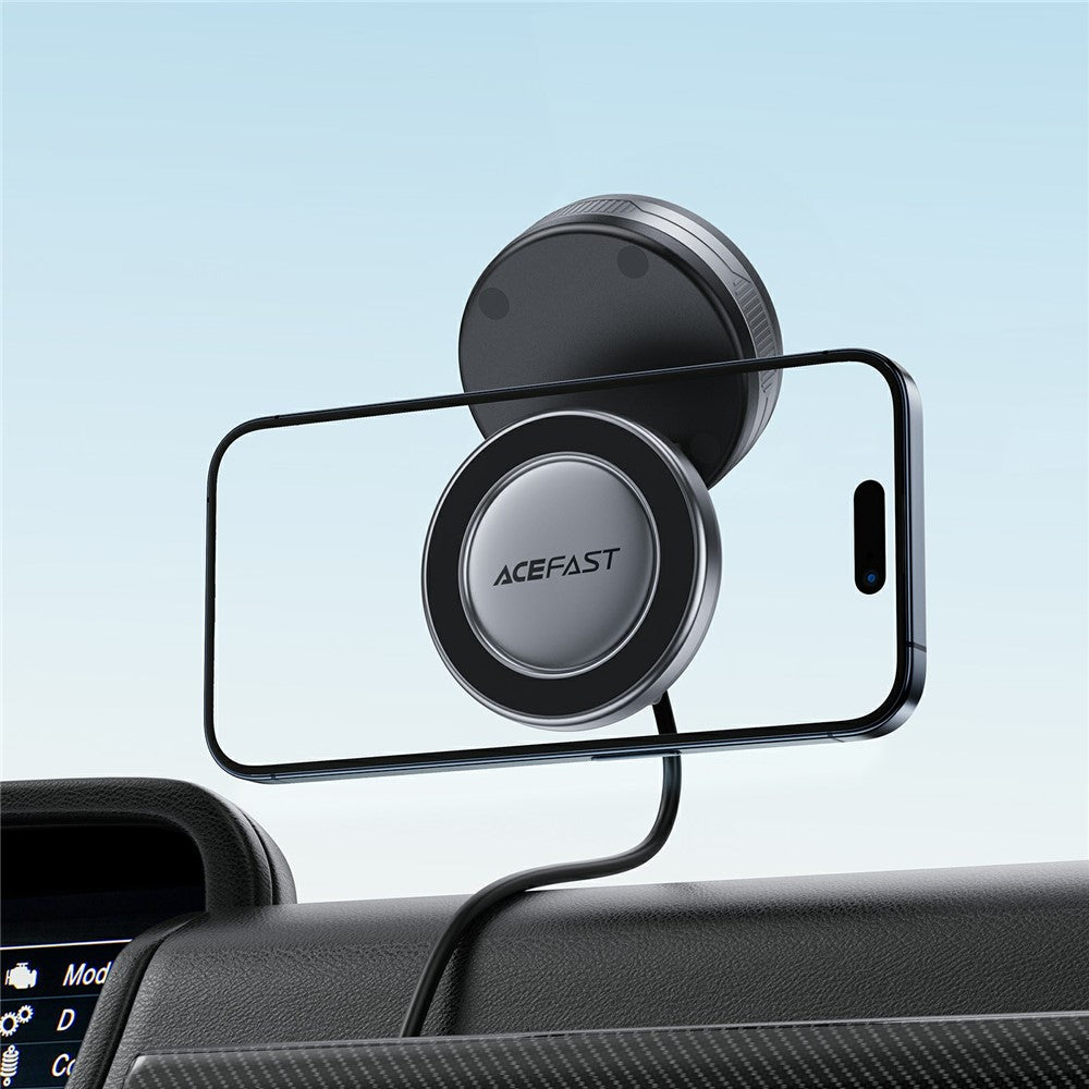 ACEFAST E30 Electric Suction Cup Magnetic Phone Holder Smart Vacuum Attachment Stand