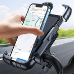 ML171 360 Degree Rotation Handlebar Mount Shock Absorbing Phone Holder for Bike  /  Motorcycle