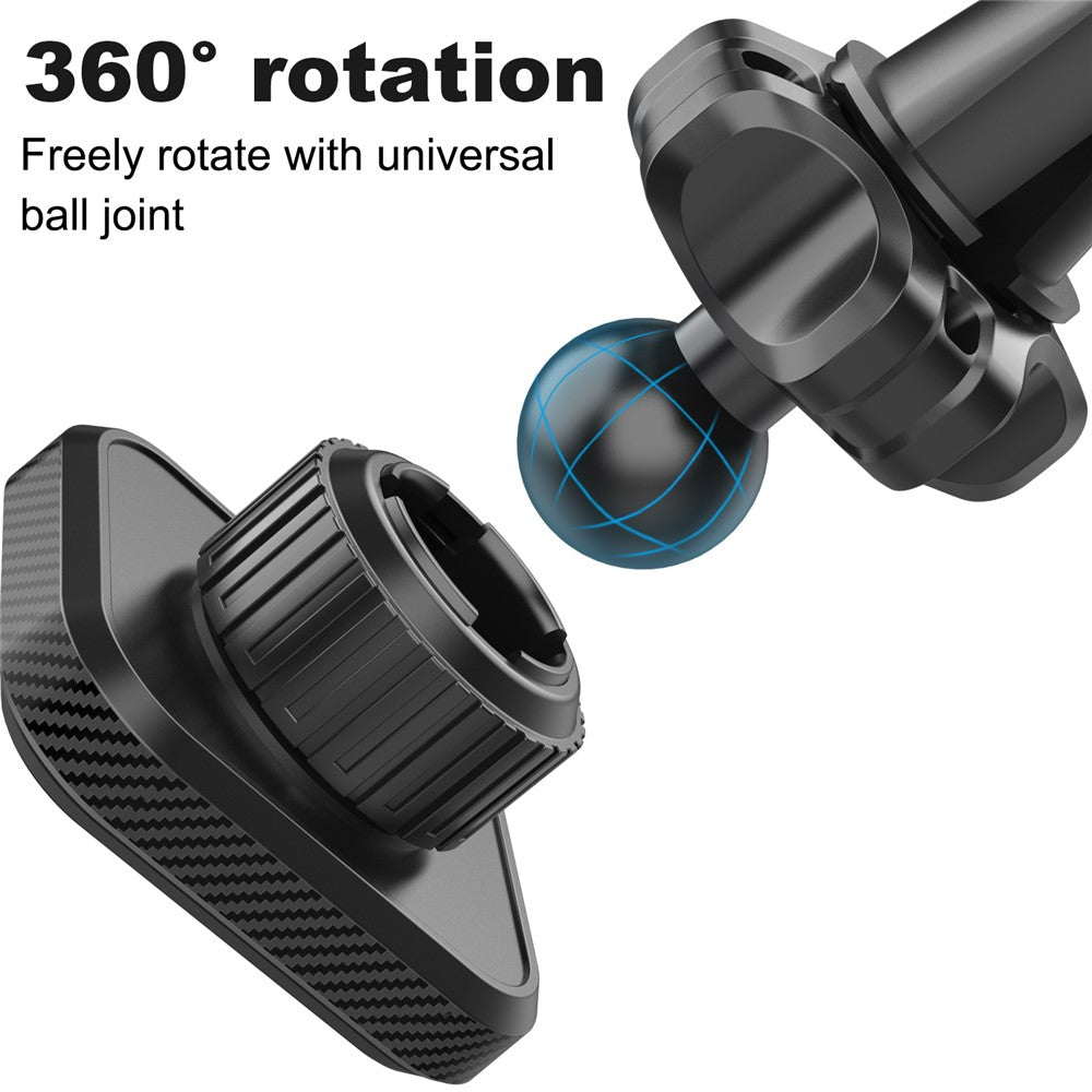 ML172 360 Degree Rotation Car Air Vent Square Magnetic Phone Holder Bracket for 4