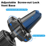 ML172 360 Degree Rotation Car Air Vent Square Magnetic Phone Holder Bracket for 4