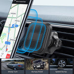 ML172 360 Degree Rotation Car Air Vent Square Magnetic Phone Holder Bracket for 4