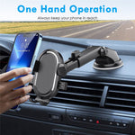 ML229 Suction Cup Mount Extendable Arm Adjustable Phone Holder for Car Dashboard / Windshield
