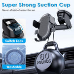 ML229 Suction Cup Mount Extendable Arm Adjustable Phone Holder for Car Dashboard / Windshield
