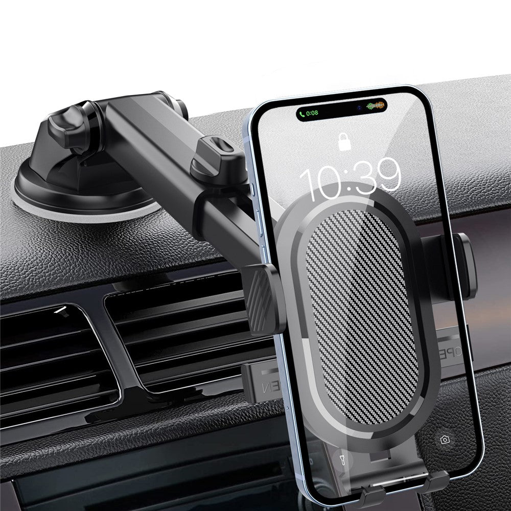 ML229 Suction Cup Mount Extendable Arm Adjustable Phone Holder for Car Dashboard / Windshield