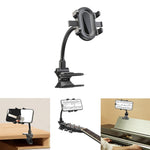 X040 Universal Phone Holder Clamp Mount Bracket for Electric Guitar Bass Ukulele Live Teaching Video Recording