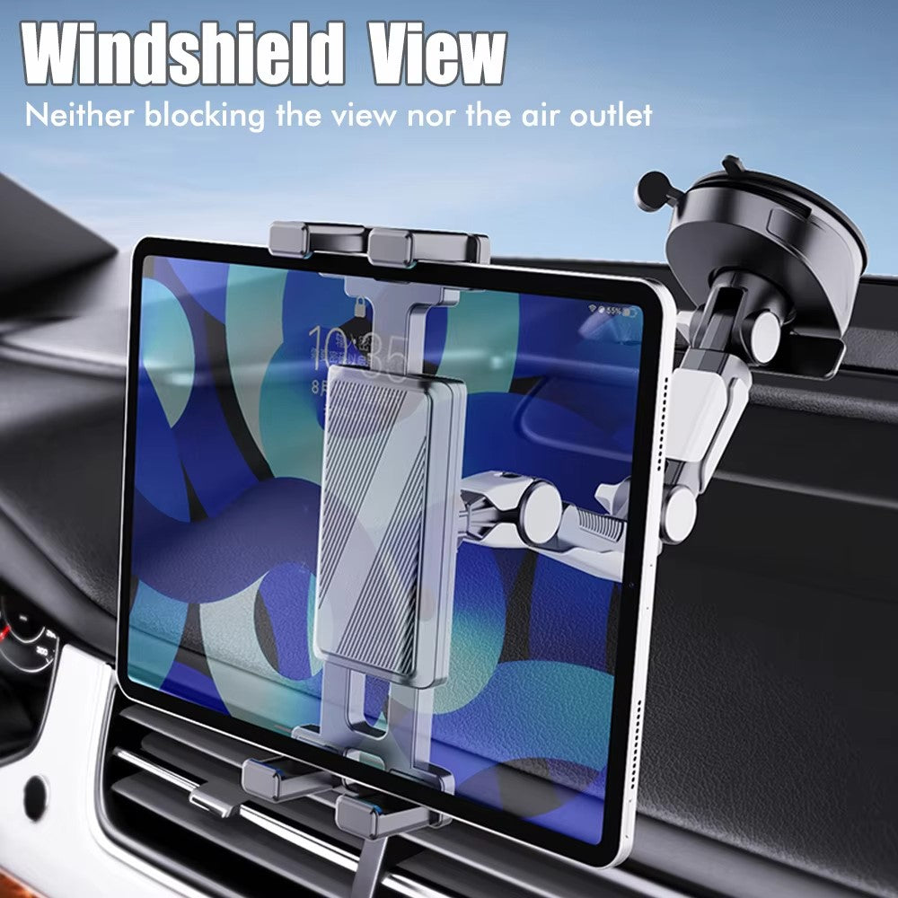 X257 Universal Tablet Phone Car Truck Mount Stand Adjustable Arm Suction Cup Holder