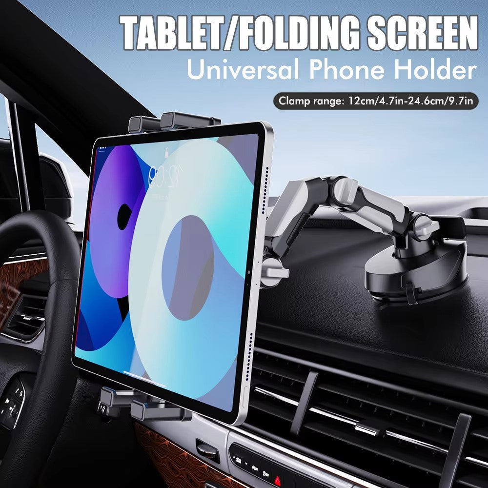 X257 Universal Tablet Phone Car Truck Mount Stand Adjustable Arm Suction Cup Holder