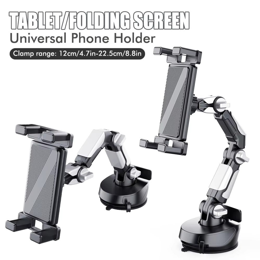 X257 Universal Tablet Phone Car Truck Mount Stand Adjustable Arm Suction Cup Holder