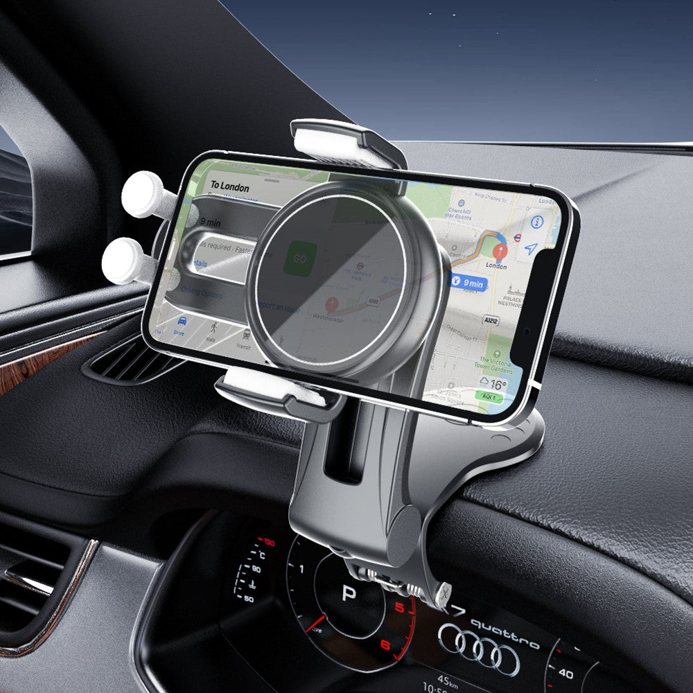 YB25-3 Car Dashboard Phone Mount Holder Adjustable Multi Function ABS Navigation Stand