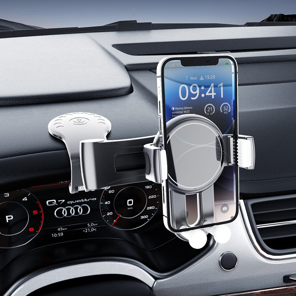 YB25-3 Car Dashboard Phone Mount Holder Adjustable Multi Function ABS Navigation Stand