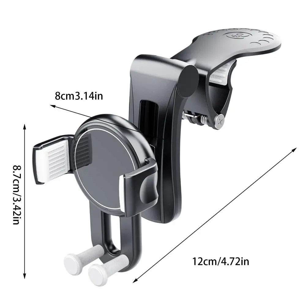 YB25-3 Car Dashboard Phone Mount Holder Adjustable Multi Function ABS Navigation Stand