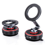X66 Magnetic Car Phone Mount 720-Degree Triple-Axis Rotation Folding Vacuum Suction Cup Phone Holder for Dashboard / Windshield