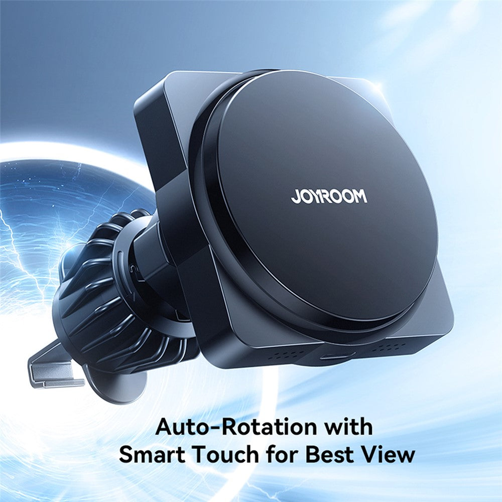 JOYROOM JR-ZS506 15W automatiskt roterande magnetiskt trådlöst billaddarställ snabbladdningsbart mobilfäste