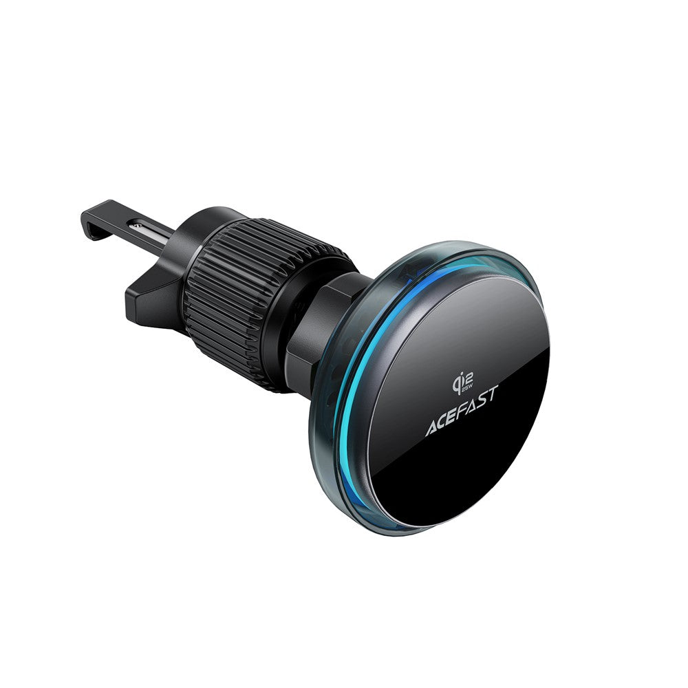 ACEFAST D61 QI2 25W Magnetic Wireless Charging Car Mount Adjustable Car Charging Holder with Cooling Fan