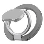 Magnetic Phone Ring Holder Grip with Dual-Side Magnets Triple Folding Zinc Alloy Kickstand
