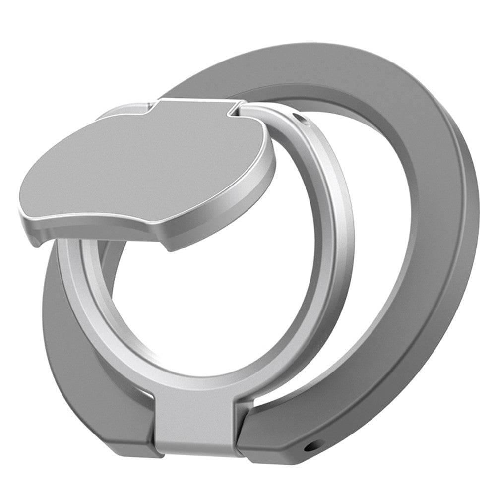 Magnetic Phone Ring Holder Grip with Dual-Side Magnets Triple Folding Zinc Alloy Kickstand
