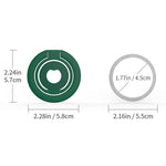360 Degree Rotation Magnetic Phone Holder Grip Ring Kickstand Foldable Metal Stand