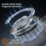 Multi-Functional Magnetic Phone Holder 360 Degree Rotation Foldable Grip Ring Kickstand