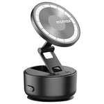 MOMAX KH20 1-Snap Go Electric Magnetic Phone Stand Auto Suction 360° Rotation Tri-Axis Foldable Holder