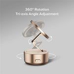 MOMAX KH20 1-Snap Go Electric Magnetic Phone Stand Auto Suction 360° Rotation Tri-Axis Foldable Holder