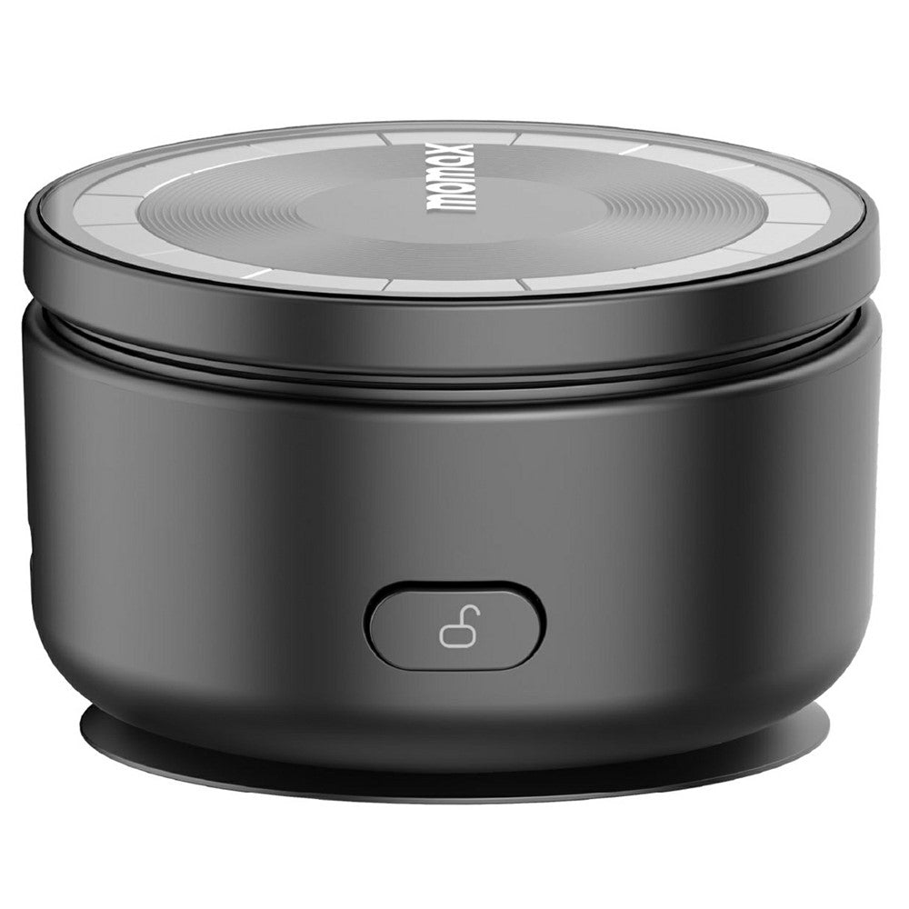 MOMAX KH20 1-Snap Go Electric Magnetic Phone Stand Auto Suction 360° Rotation Tri-Axis Foldable Holder
