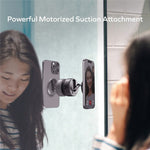 MOMAX KH20 1-Snap Go Electric Magnetic Phone Stand Auto Suction 360° Rotation Tri-Axis Foldable Holder