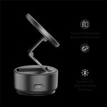 MOMAX KH20 1-Snap Go Electric Magnetic Phone Stand Auto Suction 360° Rotation Tri-Axis Foldable Holder