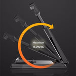 HS290 Stretchable Phone Holder for Car Dashboard Carbon Fiber Texture PU Leather Tablet Bracket