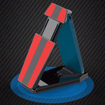 HS290 Stretchable Phone Holder for Car Dashboard Carbon Fiber Texture PU Leather Tablet Bracket