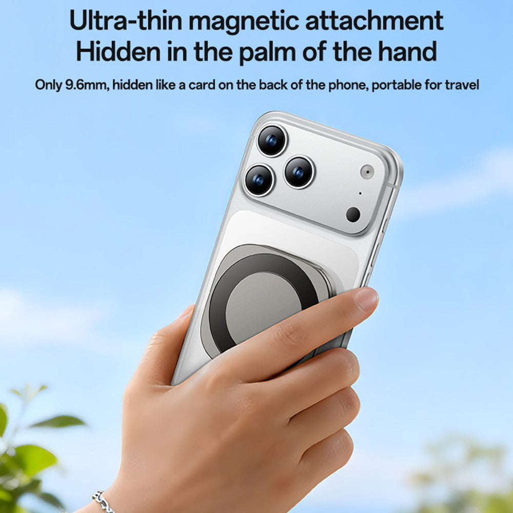 YESIDO C301 Foldable Desktop Magnetic Phone Holder 3-Stage Damping Hinge Travel Stand