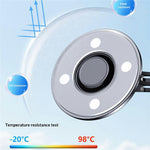 AKD255 15W Wireless Charging Car Mount Magnetic Phone Holder Stand for Dashboard Windshield