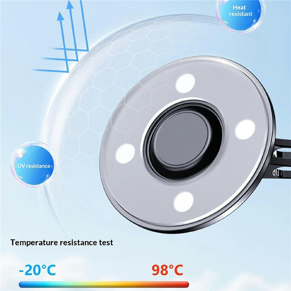 AKD255 15W Wireless Charging Car Mount Magnetic Phone Holder Stand for Dashboard Windshield
