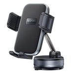 YESIDO C283 Vacuum Suction Cup Phone Holder One Touch Clamp 360 Degrees Rotating Car Mount Stand for Dashboard Windshield