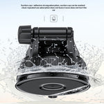 YESIDO C321 Suction Cup Mount 15W Wireless Car Charger 360 Degree Rotation Magnetic Phone Holder