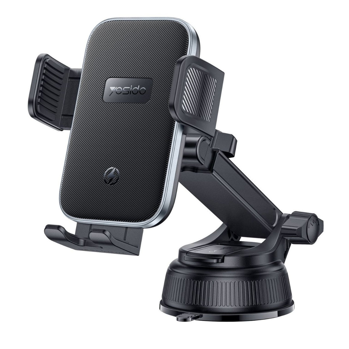 YESIDO C320 15W Wireless Charger Car Suction Cup Mount 360 Degree Rotation Phone Holder Stand for Dashboard