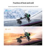 YESIDO C320 15W Wireless Charger Car Suction Cup Mount 360 Degree Rotation Phone Holder Stand for Dashboard