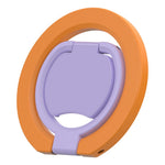 Magnetic Phone Ring Stand Multi-functional Double-sided Foldable Metal Holder with 360° Rotation