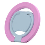 Magnetic Phone Ring Stand Multi-functional Double-sided Foldable Metal Holder with 360° Rotation