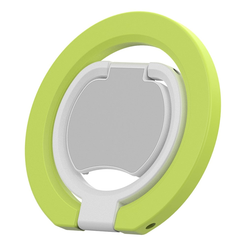 Magnetic Phone Ring Stand Multi-functional Double-sided Foldable Metal Holder with 360° Rotation