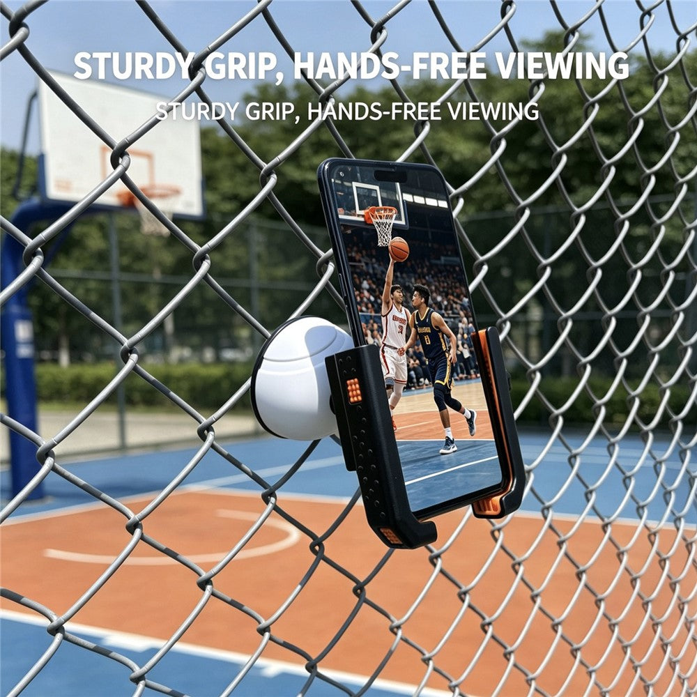 WQ-03 Sports Stadium Fence Mount Phone Holder Chain Link Net Clamp Car Air Vent Universal Mount