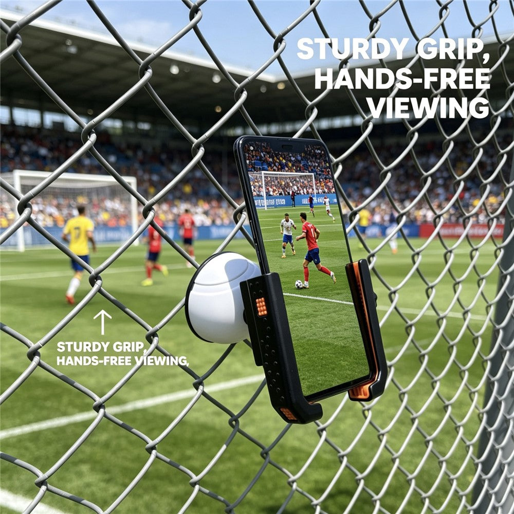 WQ-03 Sports Stadium Fence Mount Phone Holder Chain Link Net Clamp Car Air Vent Universal Mount