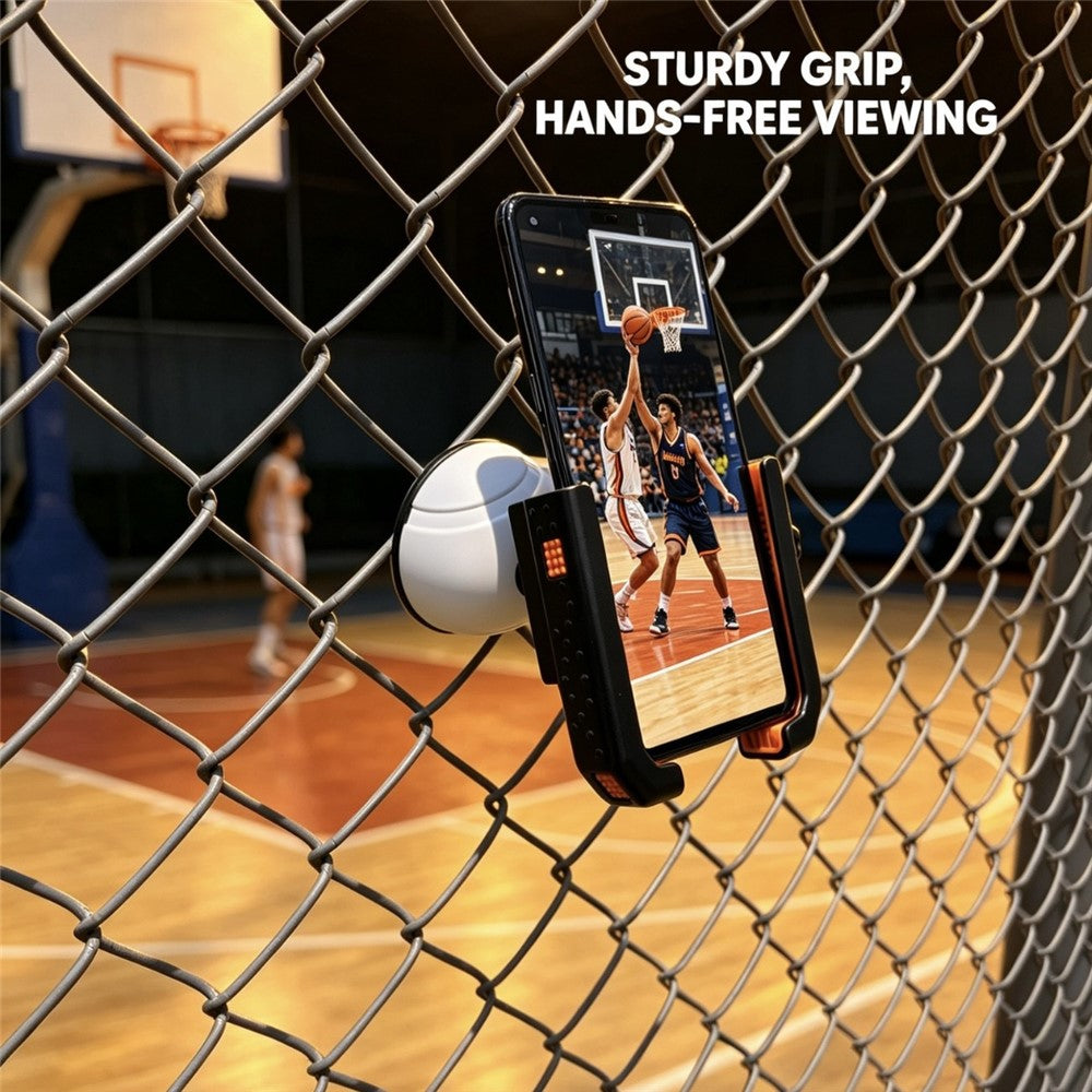 WQ-03 Sports Stadium Fence Mount Phone Holder Chain Link Net Clamp Car Air Vent Universal Mount