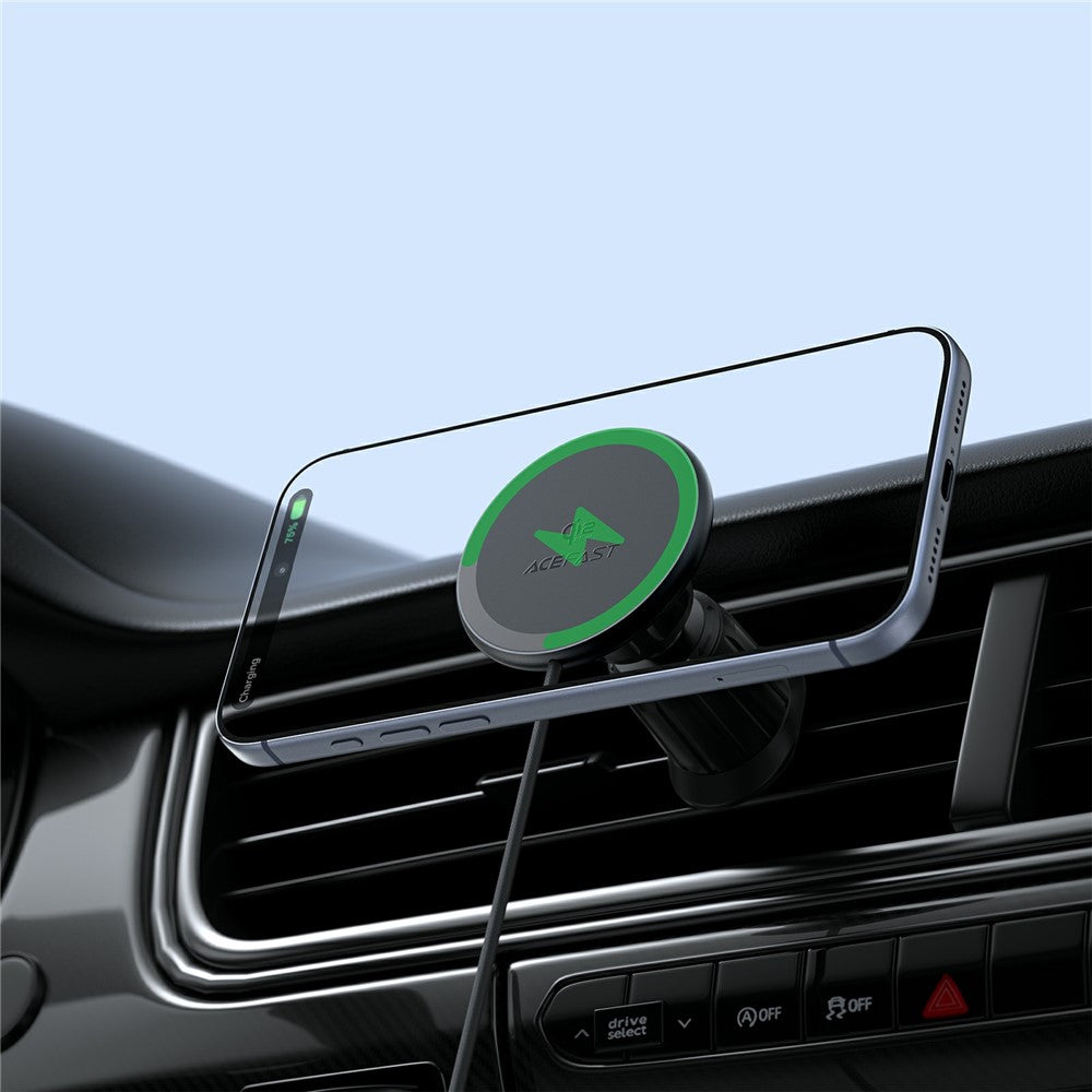 ACEFAST E51 Qi2 25W Magnetic Wireless Charging Car Holder for Air Vent